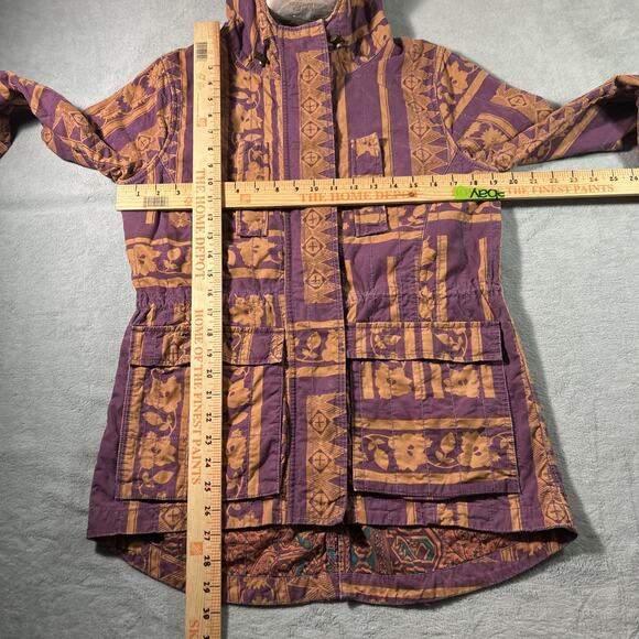 Y2k 2000s Gramicci Retro Anorak Patchwork Jacket Hoodie Mens Small Hawaiian VTG - Picture 13 of 16